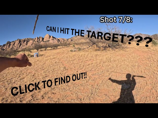 Primitive Hunting Skills: ATLATL Target Practice
