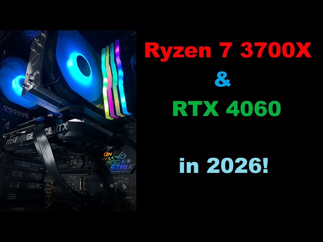 Ryzen 7 3700X & RTX 4060 in 2026!  Gaming, rendering, encoding tests