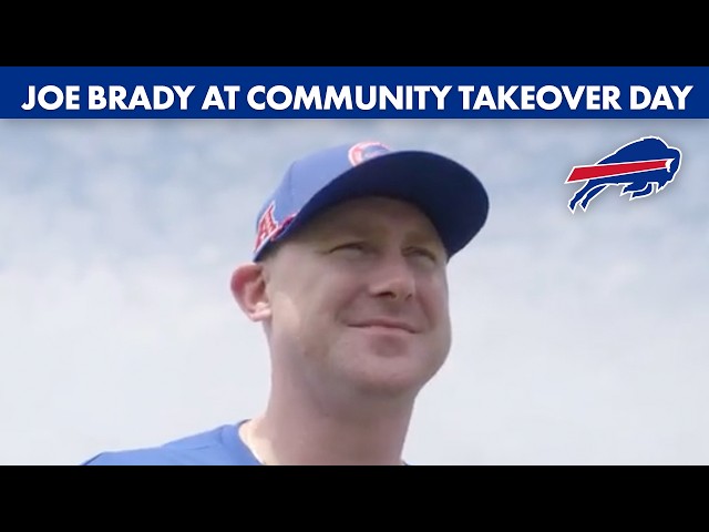 Joe Brady Visits School For Bills Third Annual Community Takeover Day | Buffalo Bills