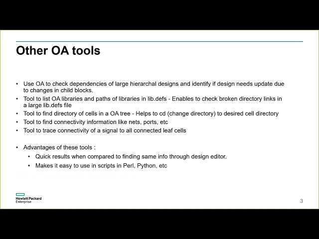 An End User Tool Set