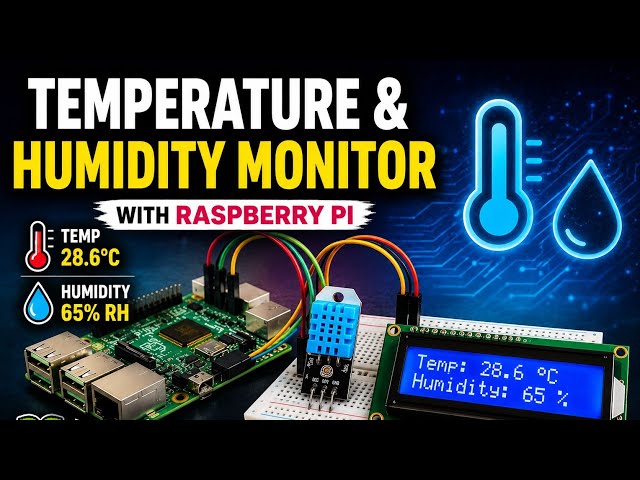 I Build a Real-Time Room Climate Monitor with Raspberry Pi 🌡