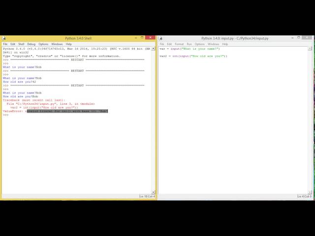 Python - User Input basics
