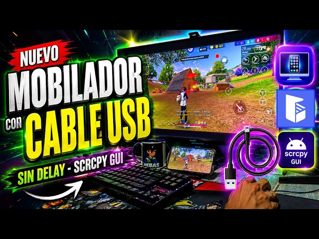 🤯 NEW Free Fire MOBILADOR ONLY WITH USB CABLE NO DELAY