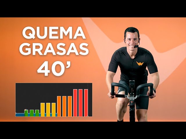 Complete indoor cycling fat-burning class in 40 minutes