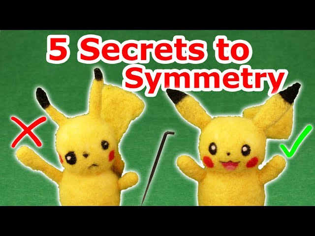 NEEDLE FELTING SYMMETRY Secrets (5 Tips) A Beginner's guide