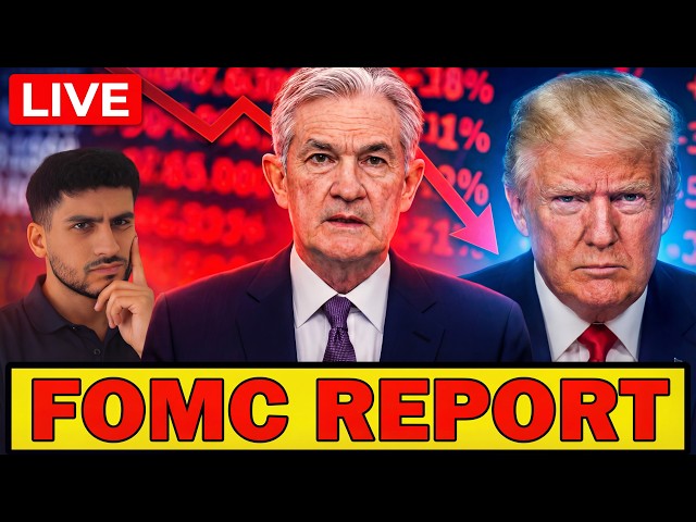 LIVE FOMC SHOCK: Fed Minutes Crush Rate Cut Hopes | Markets Dump? Bitcoin & XRP React