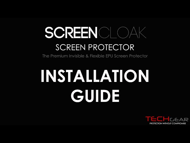 TECHGEAR ScreenCloak Screen Protector Installation Guide - Apple Watch 8