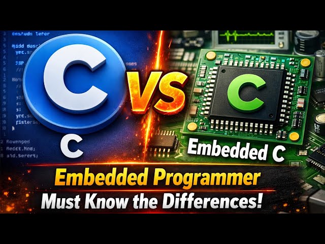 C vs Embedded C | C and Embedded C differences | Embedded C | C and Embedded C