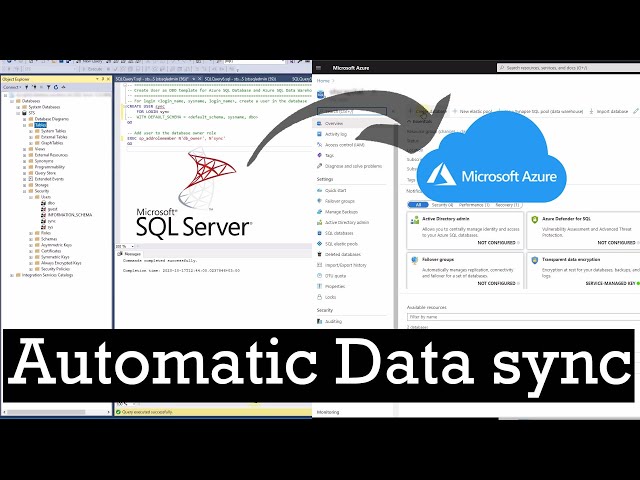 Data sync between SQL on-premises and Azure. Step by step.