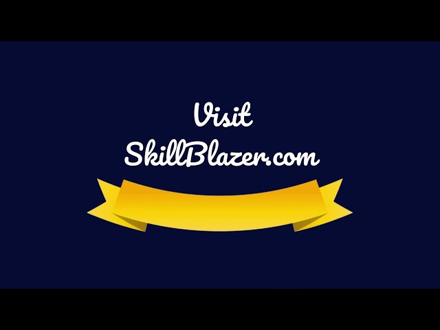 Master SQL Database Training with 90% Discount | SkillBlazer.com