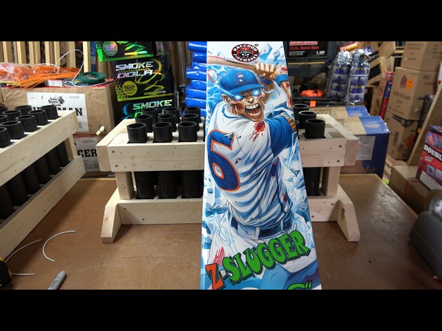 Z Slugger canister shells by Raccoon Fireworks