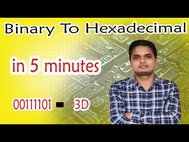 How to Convert Binary to Hexadecimal | Number conversion explained #BinaryToHexadecimal
