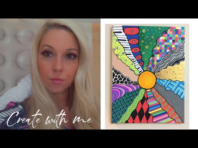 Create With Me ~ Step by Step Acrylic Painting Tutorial