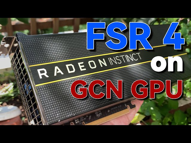 FSR 4 Works on OLD AMD GPUs! Testing on Pre-RDNA Radeon Mi50
