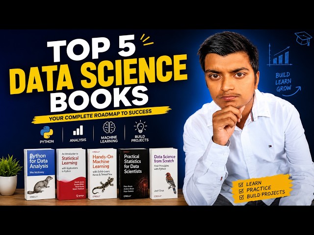 Top 5 Data Science Books Every Student Must Read in 2026 📚 | Complete Roadmap for Beginners