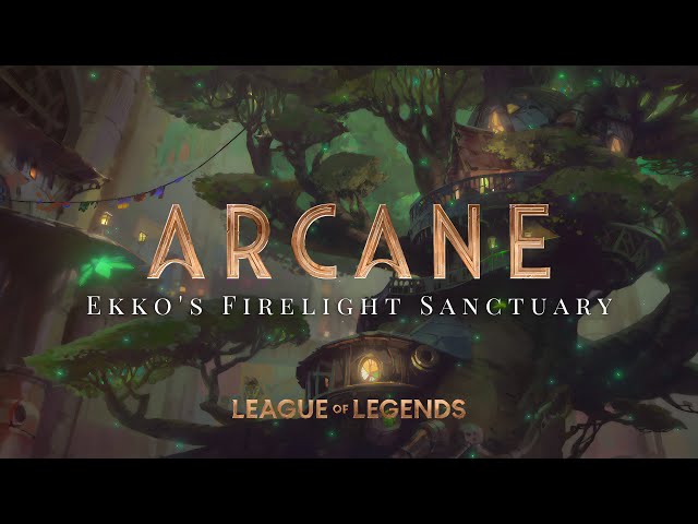 Ekko’s Firelight Sanctuary Ambience | 2h ARCANE Ambience I Zaun Undercity Vibes