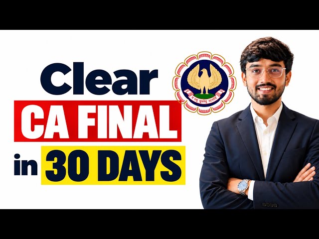 ICAI Silent Warnings | Only for serious students | 30 Days | CA Final Nov’26 | Audit ABC 