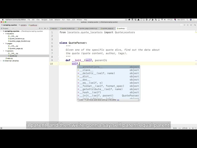 120  Quotes Project 4 Crafting our quote parser