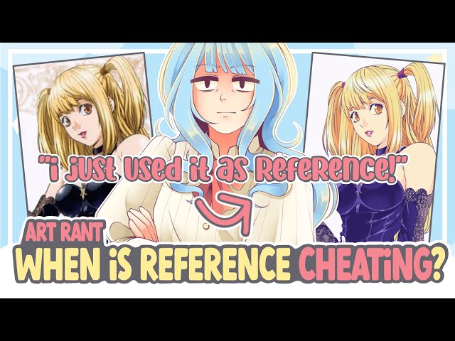 Is Reference CHEATING? (Reference, Plagiarism & Tracing: A Deep Dive) || SPEEDPAINT + COMMENTARY