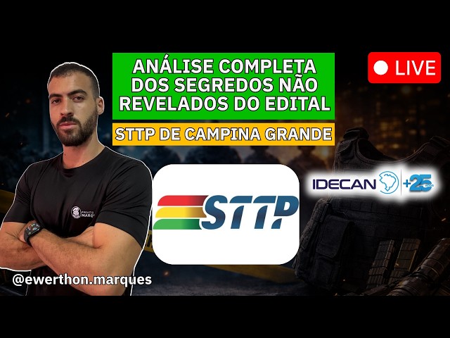 SAIU O EDITAL - STTP DE CAMPINA!