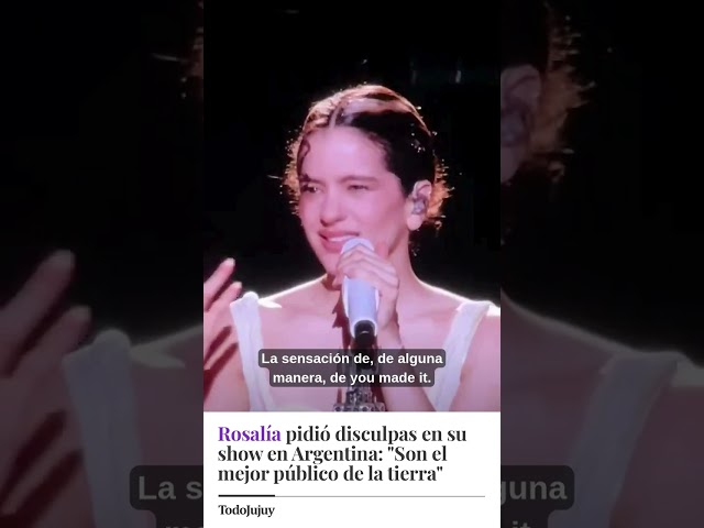 ROSALÍA APOLOGIZED IN ARGENTINA 🇦🇷