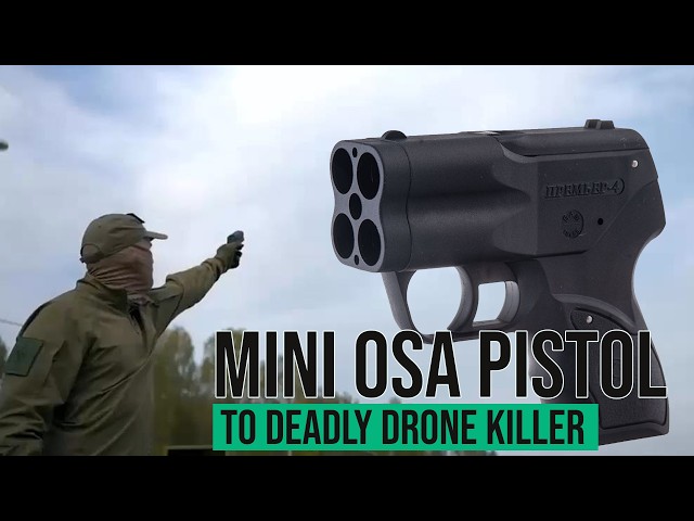 Rusia adapta la minipistola Osa para la defensa contra drones a corta distancia