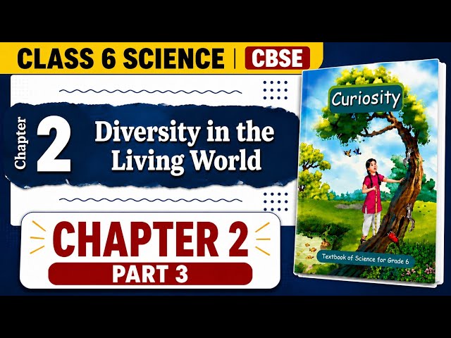 Class 6 Science Chapter 2 Part 3 Diversity in the Living World CBSE NCERT Curiosity Easy Explanation