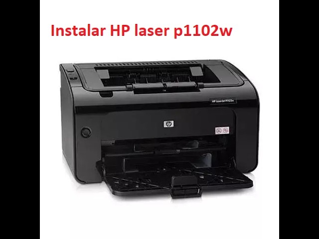 How to install HP LaserJet P1102w printer and similar models tutorial