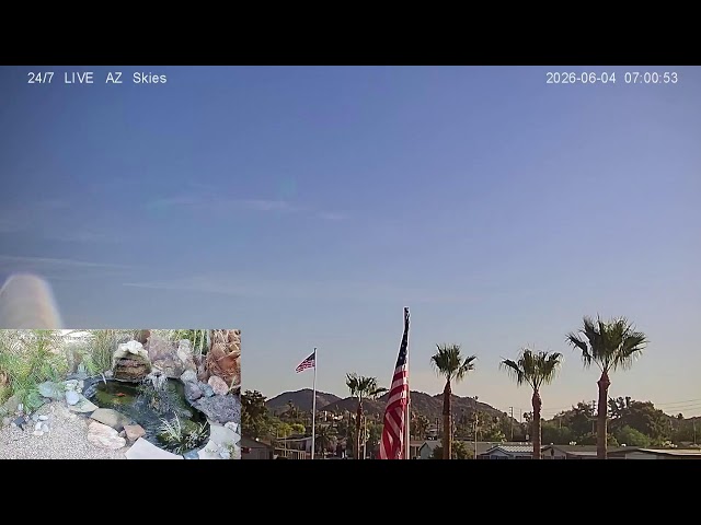 24/7 Live AZ Skies.. No AI imagery here! 100% real sights!!