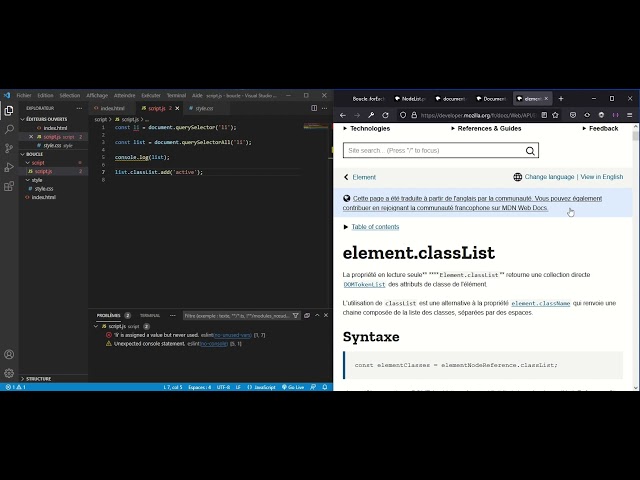 Les boucles en JS : cas de la .forEach()