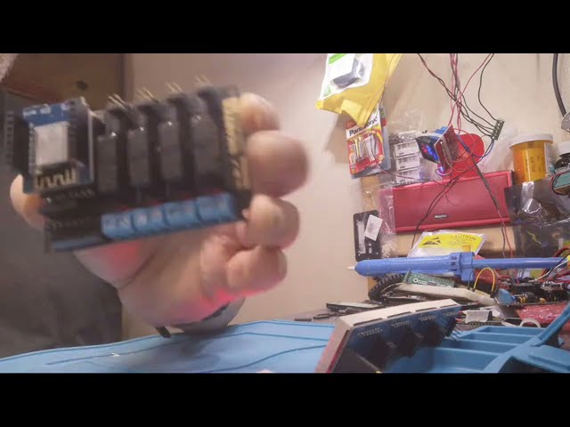 LIVE FEED: Weekend Projects - CANADUINO 4-Channel WiFi Relay DIY soldering kit from UNIVERSAL-SOLDER
