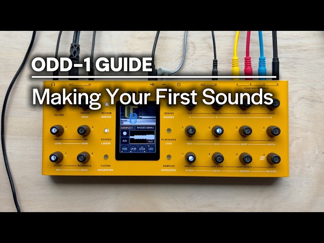 ODD-1 Guide: Making Your First Sounds
