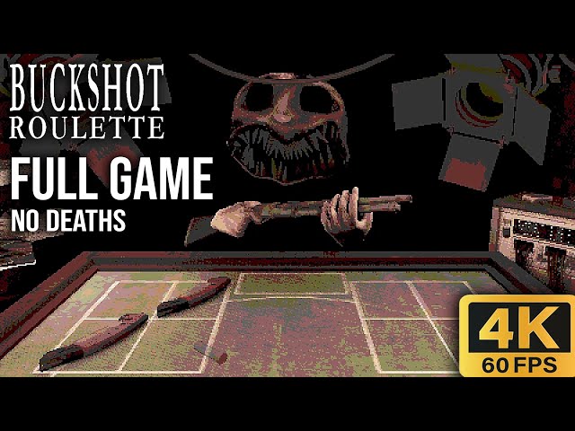Buckshot Roulette Full Game Walkthrough - No Deaths (4K60fps)