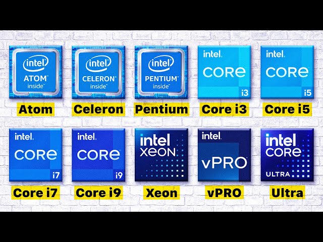 TODOS los Procesadores Intel EXPLICADOS en 10 Minutos