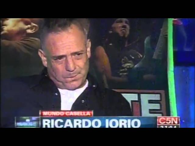 Ricardo Iorio (me apenó la muerte de Fort)
