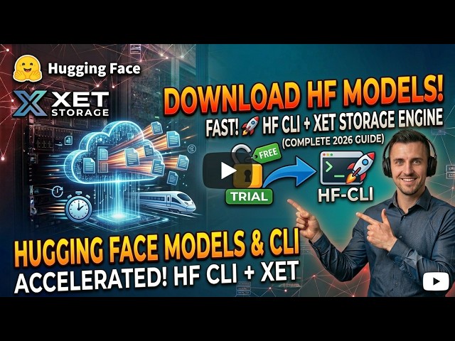 Download Hugging Face Models FAST! 🚀 HF CLI + Xet Storage Engine (Complete 2026 Guide)
