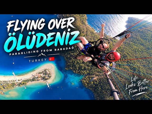 Flying Over Ölüdeniz 🇹🇷 | Paragliding from Babadağ, Turkey