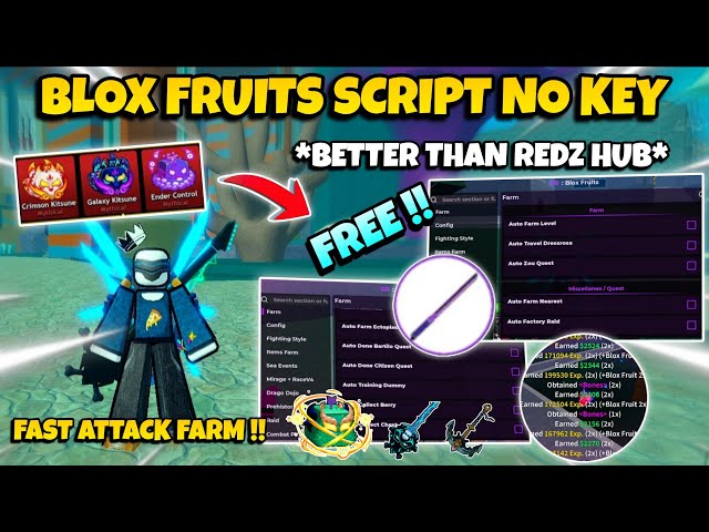 New Blox Fruits Script No Key - Auto Farm, Dungeon, Raid, Auto V4 Race, Sea Event, Bosses & More
