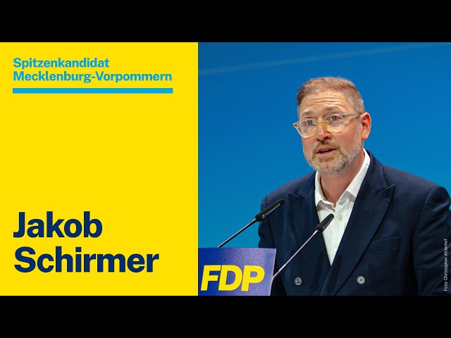 Jakob Schirmer | Lead candidate for Mecklenburg-Western Pomerania | #bpt26