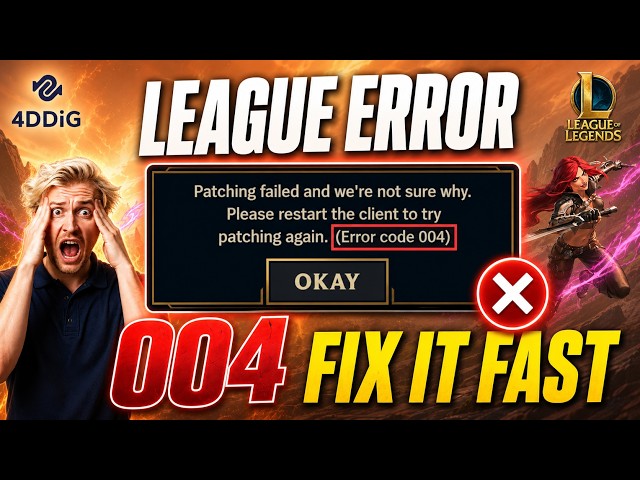 League of Legends Error Code 004: 5 Fixes for Riot Client Update Errors