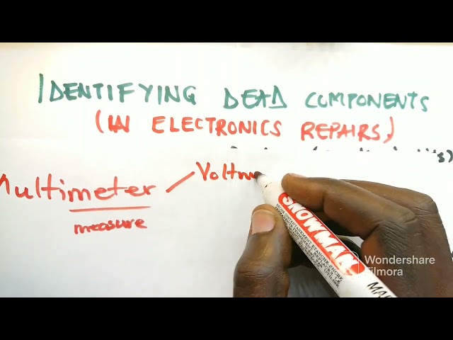 WITH AUDIO: identifying failed components in electronic repairs - intro