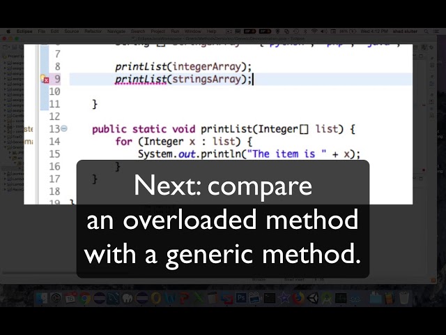 Java generics intro