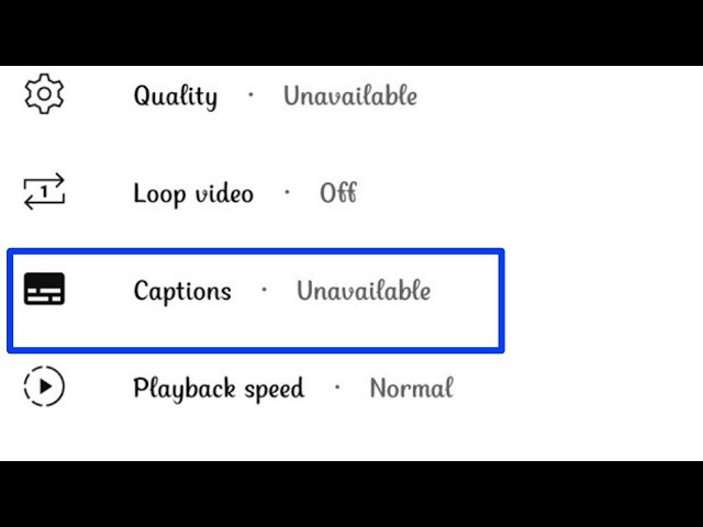 Fix YouTube Captions Unavailable Problem Solve | Captions Unavailable YouTube | Captions Unavailable
