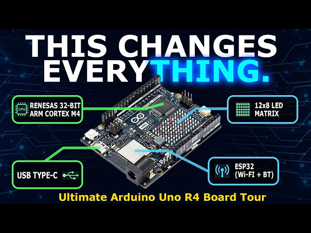 Arduino Uno R4 WiFi Complete Board Tour — Every Feature Explained
