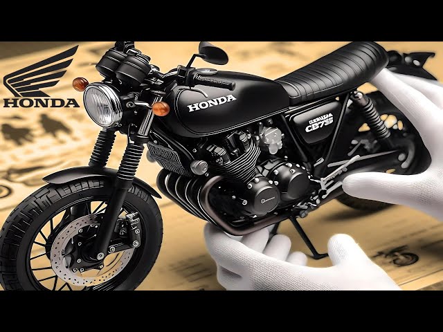 FULL BUILD | BIG 1/6 Model Scale HONDA CB 75OF Tamiya Rare Model Kit