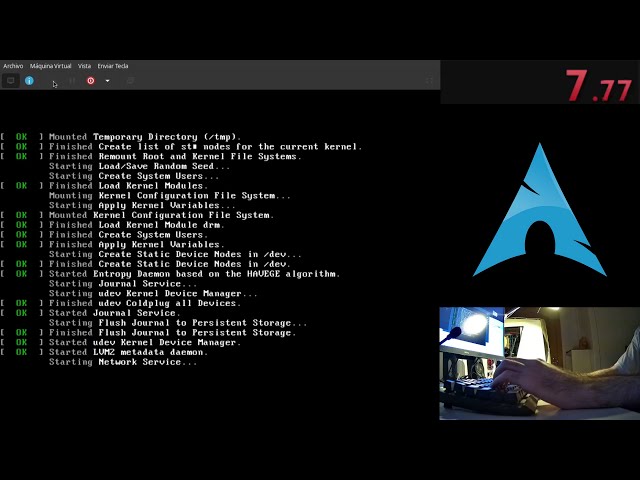 Arch Linux speedrun - 1:14