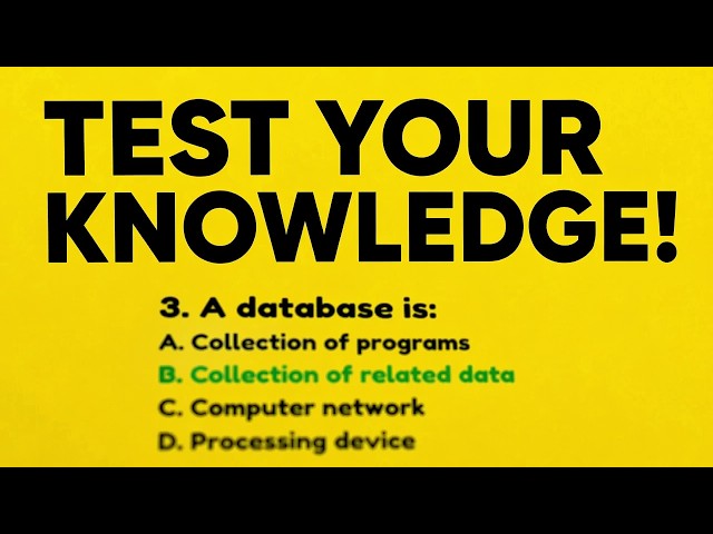 MCQ related to Introduction to Database System || Top 20 Questions || Computer Guru