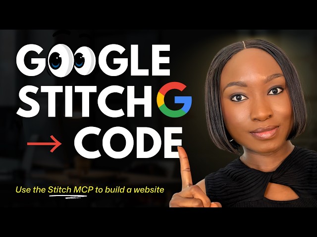 Google Stitch MCP Tutorial: Watch Me Convert a UI Design to Code in VS Code