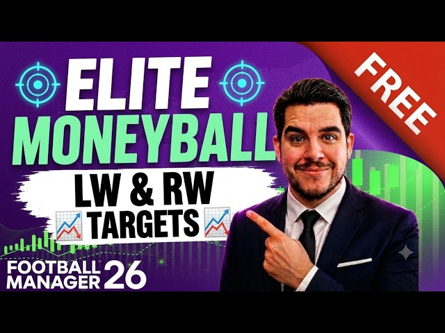 MONSTER Moneyball LW & RW Player View for FREE! FM26 Tutorial