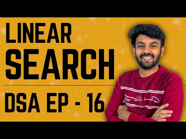 Linear Search Algorithm (Arrays, String) | Data Structures Algorithms | DSA Ep-16 | code io - Tamil